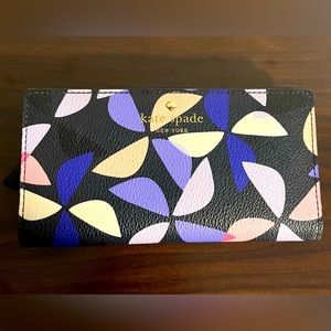 Kate Spade New York Hawthorne Lane Spinner Stacy Wallet Rich Navy Multi